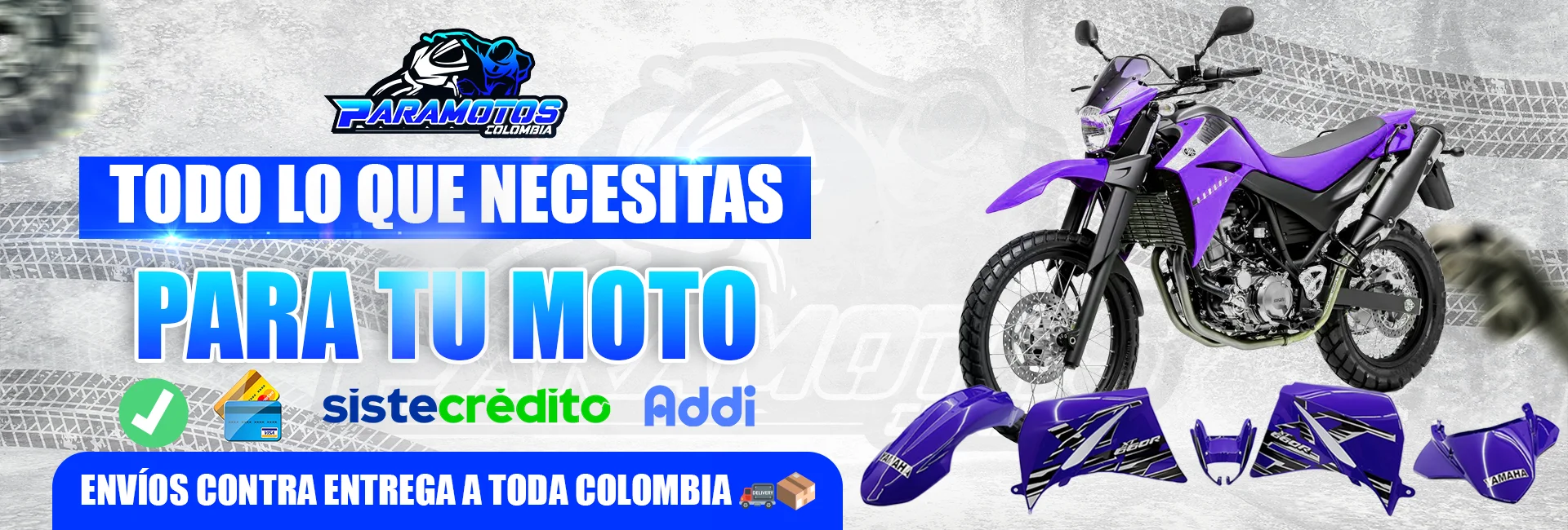 xt660 azul en cucuta, repuestos, accesorios, plasticos