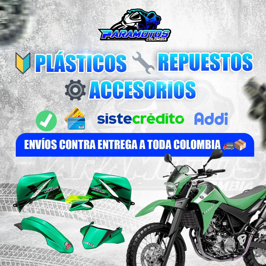xt660 verde en cucuta, repuestos, accesorios, plasticos con envios a toda colombia