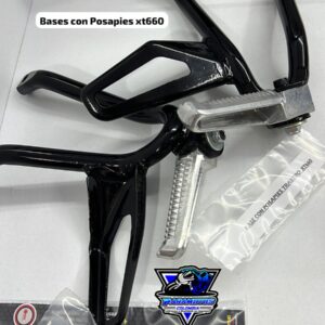 Bases con posapies xt660