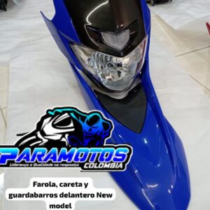 Farola, careta y guardabarros delantero New Model Azul