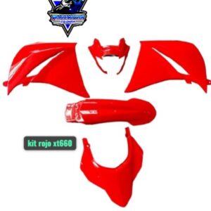 Kit de plasticos ROJO XT660R nacional