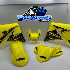 Inicio 26 KIT VESTIDO XT660 AMARILLO BRASIL