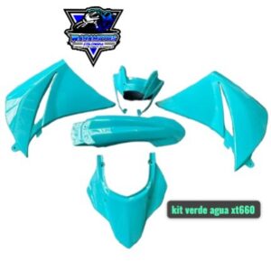 KIT VESTIDO XT660 VERDE AGUA NACIONAL