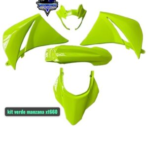 KIT VESTIDO XT660 VERDE MANZANA NACIONAL