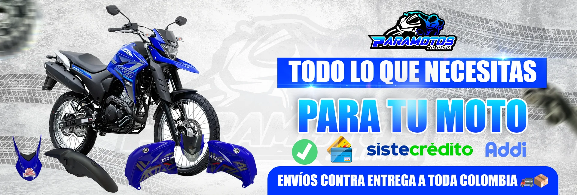 banner de xtz250 en cucuta, repuestos